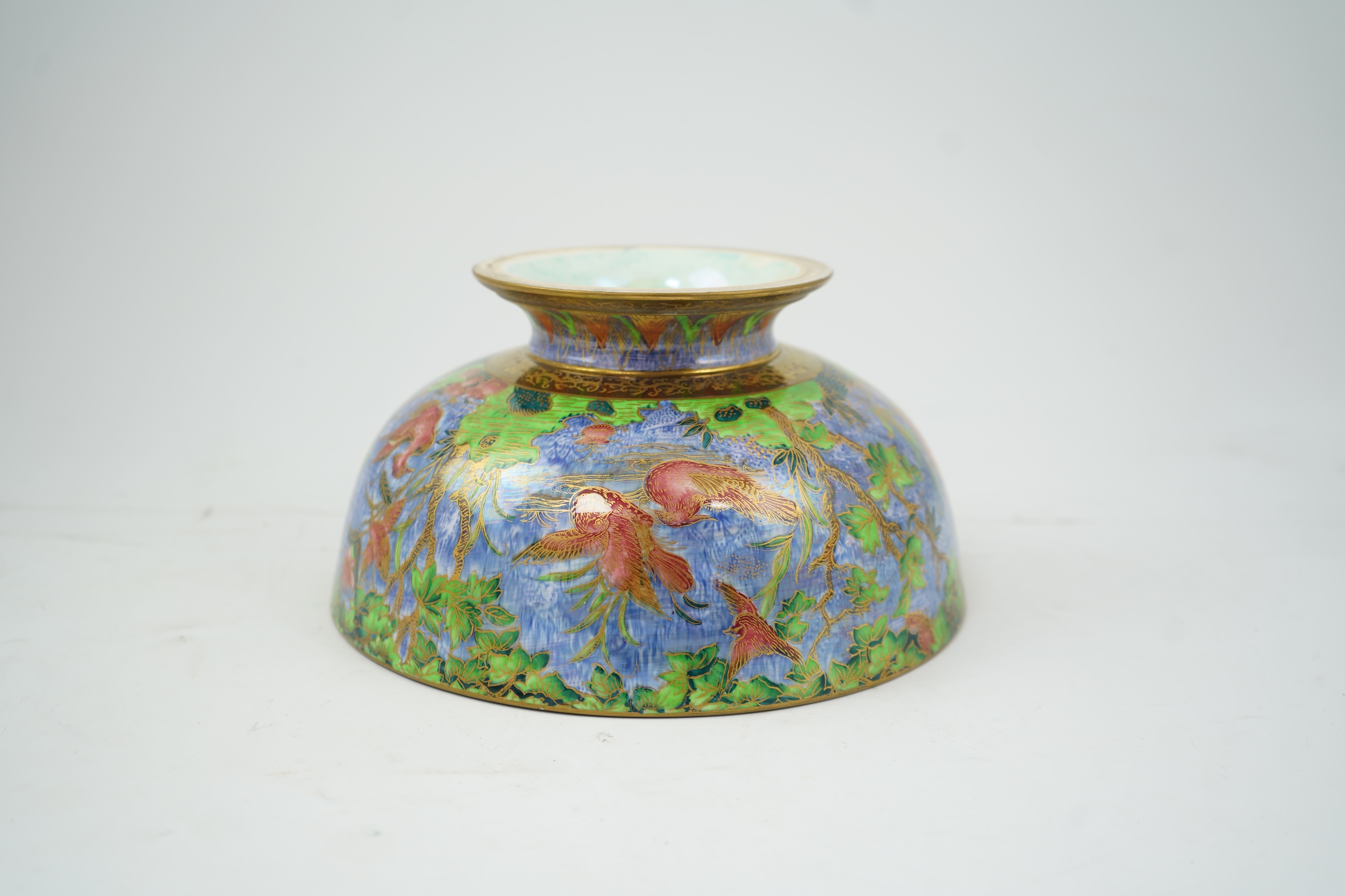Daisy Makeig-Jones (1871-1945) for Wedgwood: An ‘Argus Pheasant’ lustre Imperial bowl